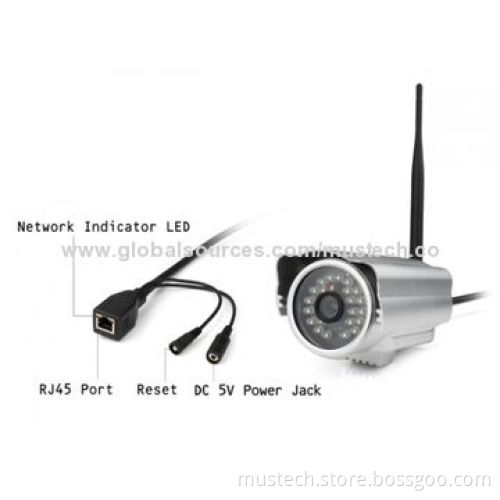 Outdoor Bullet IP Camera with Wi-Fi Supported, Wireless Wifi Camera